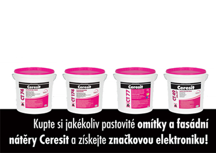 Získejte značkovou elektroniku s Ceresitem