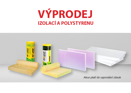 Výprodej izolací a polystyrenu - prodejna Staňkova