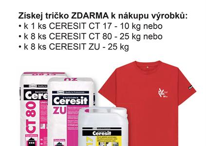 K vybraným produktům značky Ceresi získáte tričko zdarma.