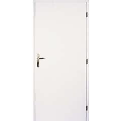 Dveře Masonite 80 hladké bílé, plné - L (lrs)