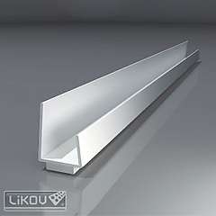 Profil lemovací PVC - 12.5mm, 1ks=2.50m, s dilatační páskou, LIKOV