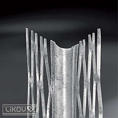 Profil vnitřní roh ostrý č.4000, délka - 3m, tahokov 34x34mm