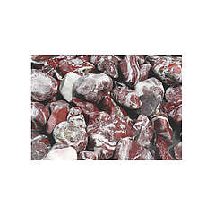 Mramor valoun červeno-bílý bordó žilkovaná 10-20mm