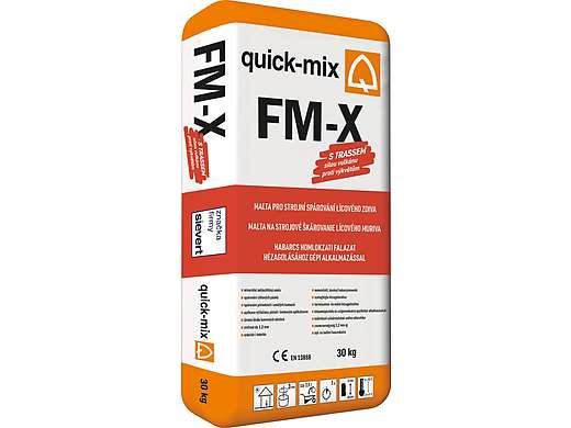 QUICK FM-X - šedá spárovací hmota na lícové zdivo, 30kg