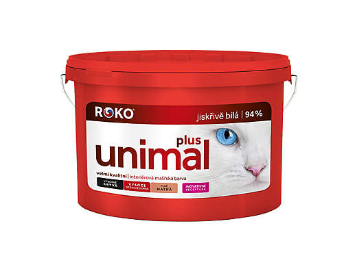 Rokounimal Plus barva malířská akrylátová k nátěrům sádrokartonových povrchů 4kg