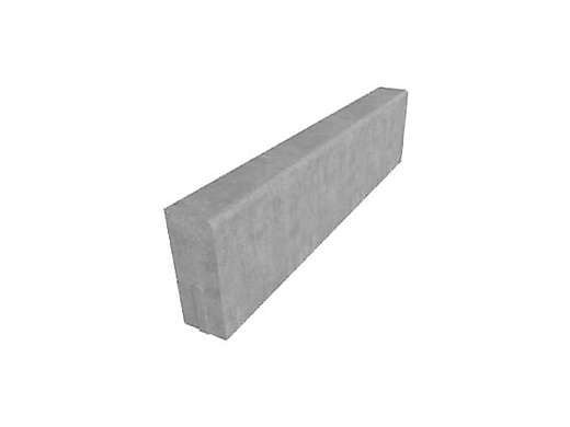 Obrubník chodníkový Granitoid ABO, šedý - 100x10x20