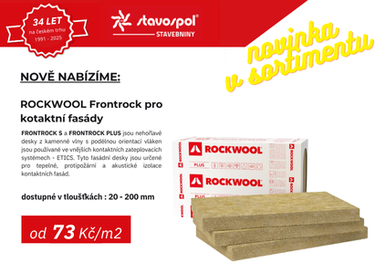 Novinka v sortimentu - Rockwool Frontrock
