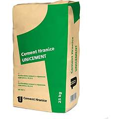 UNICEMENT tř.32,5 R (Cement II/B-LL 32,5 R) - 25kg, s vápencem, CEMENT HRANICE