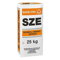 Quick SZE potěr betonový hrubý rychletvrdnoucí 25kg