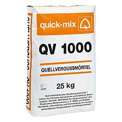 QUICK QV 1000-4 rychletvrdnoucí zálivková malta s bobtnavým účinkem, 25kg