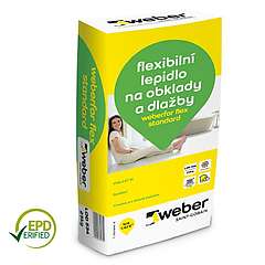 Weberfor flex STANDARD - 25kg, lepidlo C2T S1, na obklady a dlažby, 1pal=42ks