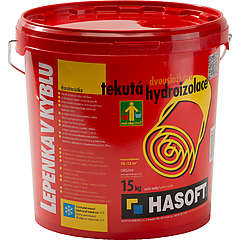 HASOFT Lepenka v kýblu šedá dvousložková hydroizolace 25kg+9,0l