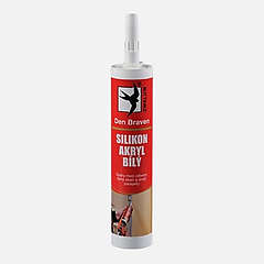 Silikon akrylový tmel - 280ml, bílý RL