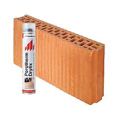 POROTHERM 8 Profi Dryfix P10 cihla broušená, příčkovka - 80x497x249mm