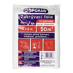 Fólie zakrývací 4x5m HDPE- 7MY