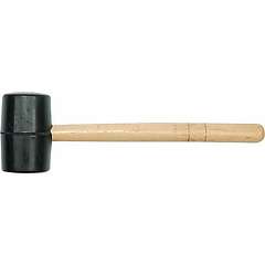 Palička dřevěná, černá - 65mm