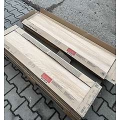 Dlažba Rako Board béžová 30x120 cm mat