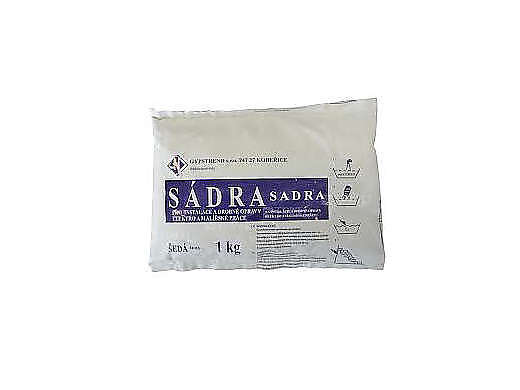 Sádra stavební šedá 1kg P