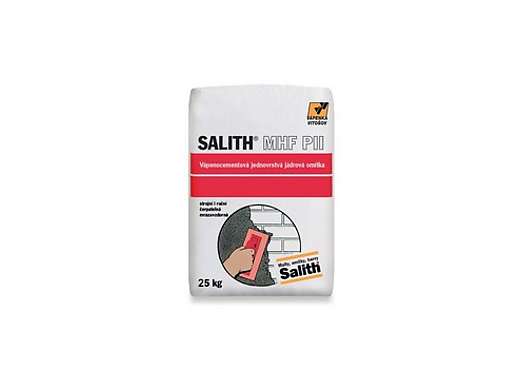 Salith MHF PII omítka jednovrstvá vápenocementová štuková 25kg