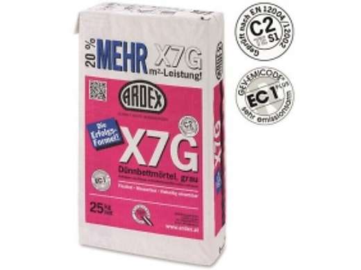 ARDEX X 7G - flexibilní tenkovrstvé lepidlo, 25kg