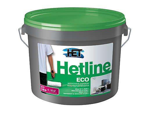 Hetline ECO malířská barva interiérová otěruvzdorná matná 1kg
