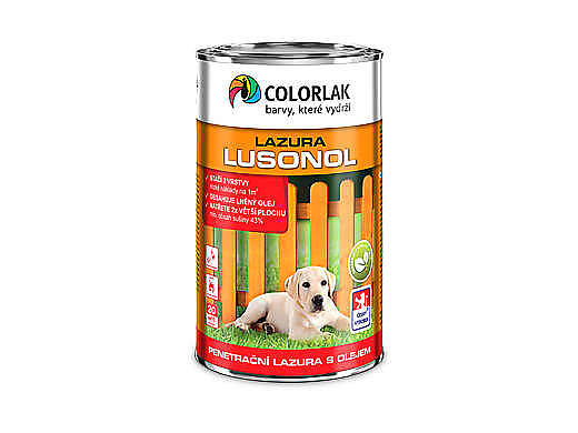 Lusonol S 1023 tenkovrstvá syntetická penetrační lazura dub 0,9l