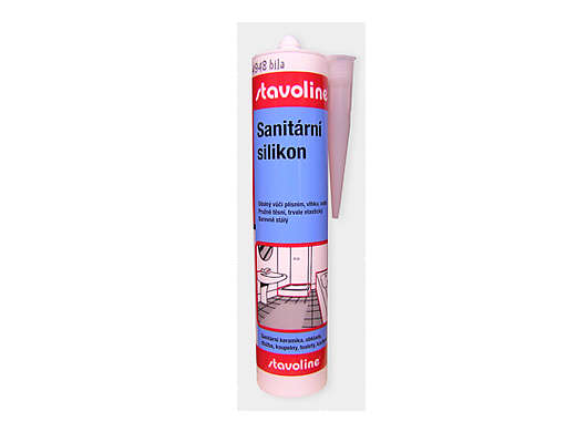 Silikon sanitární - bílý, 310ml