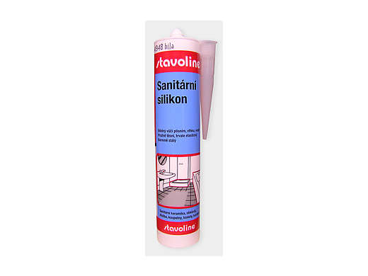 Silikon sanitární - transparentní, 310ml
