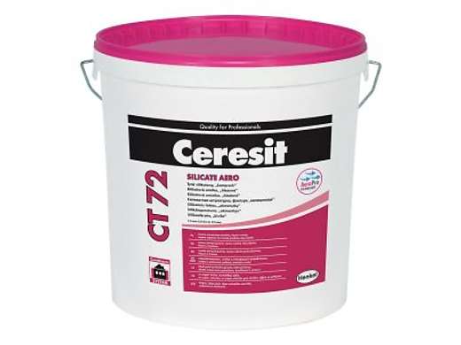 CERESIT CT  72 - 25kg, báze 2,5mm, silikátová omítka zatřená, HENKEL