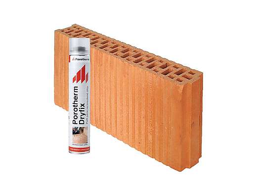 POROTHERM 8 Profi Dryfix P10 cihla broušená, příčkovka - 80x497x249mm