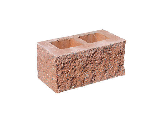 FACE BLOCKS HX2/19 4B třístranně štípaná - cihlová