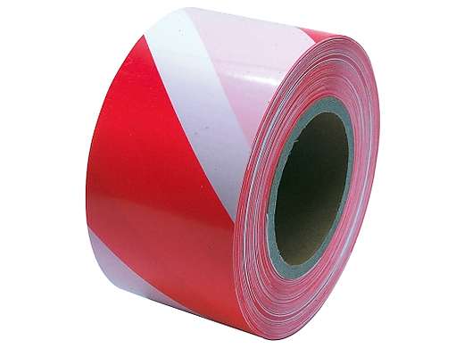 Páska výstražná, červeno-bílá - 250m