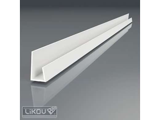 Profil lemovací PVC - 12.5mm, 1ks=3.00m, na sádrokarton, LIKOV