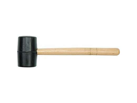 Palička dřevěná, černá - 90mm