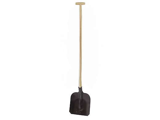 Lopata stájová černá s T násadou 120cm